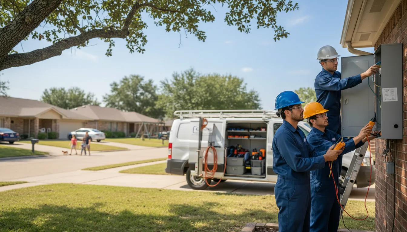Certified electrician providing emergency electrical services in Bowdon, GA